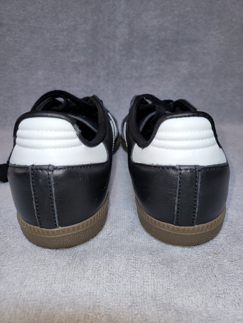 Adidas Samba OG Black Clear Granite Women's Leather Women's Size 6 Shoes IG9031 - Picture 15 of 16